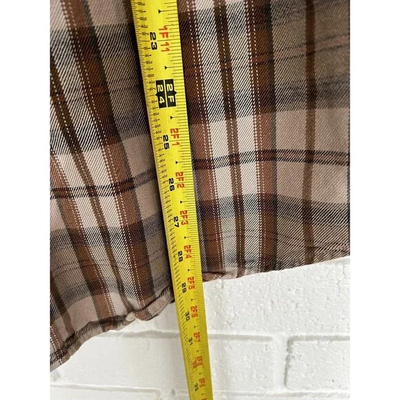 Carhartt Button Up Work Shirt Mens Medium Thick Heavy Cotton - Picture 8 of 9